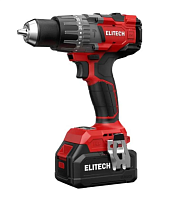 Шуруповерт Elitech ДА 21УБЛ2 (20В,120Нм,2*4Ач,2акк Li-ion)