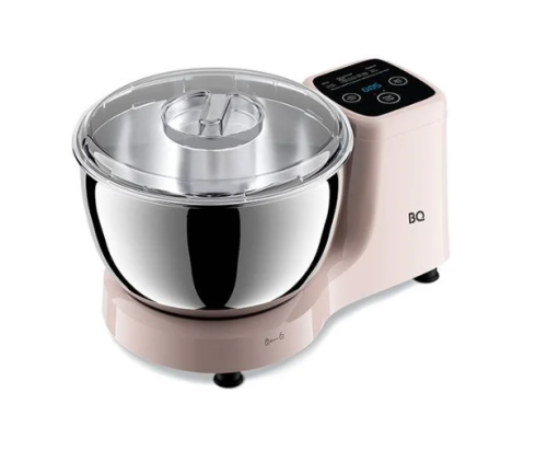 Миксер BQ MX521 тестомес (600Вт, чаша 5л, 1 насад.), светло-розовый