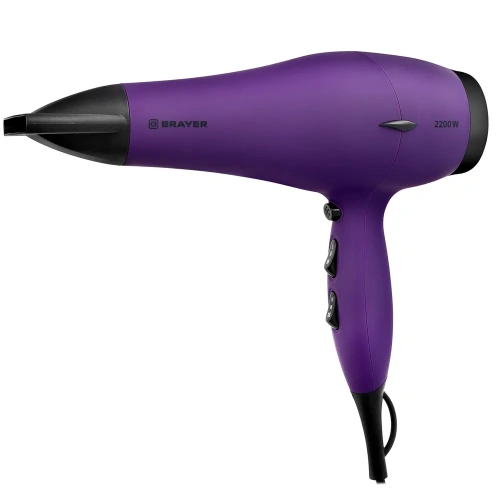 Фен BRAYER BR-3007 2200Вт 2скор.3 реж. концентратор/хол.воздух, шнур 1,5м фото 6