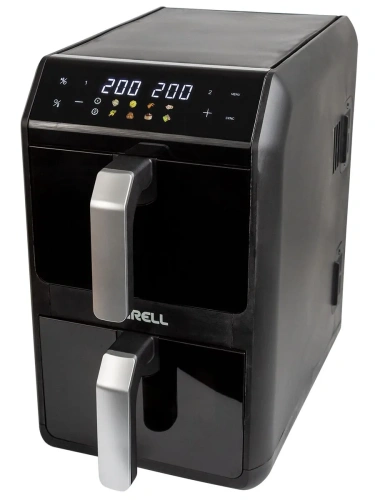 Аэрогриль LIGRELL LAIF-1004TB 2600Вт, 10л (5+5), 8 реж, 2 чаши, верт фото 8 Аэрогриль LIGRELL LAIF-1004TB 2600Вт, 10л (5+5), 8 реж, 2 чаши, верт фото 8