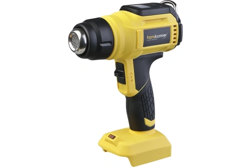 Фен технический Hanskonner HHG1850PRO акк. (18В, 30-500°С, насадки, б/АКБ и ЗУ)