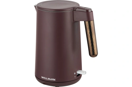 Чайник WILLMARK WEK-1701PS 1,7л 2000Вт, бордовый,  пластик