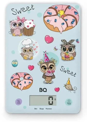 Весы кухон. BQ KS1001 электрон. 5кг. стекло фото 3