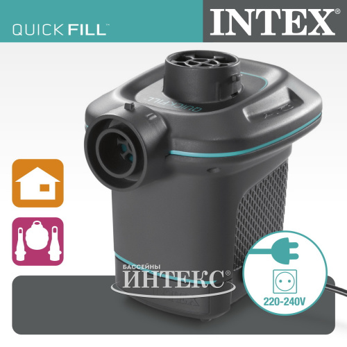 Насос возд электр. 220В 3нас INTEX арт. 66640 фото 4