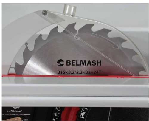 Станок д/о СДМ-2500М BELMASH (2500Вт, 230В, 50Гц, макс.шир.строган. 270мм, d-315мм, стол 872*532) фото 4