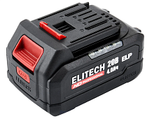 Аккумулятор Elitech RCB 2040S 20V, 4Ач Li