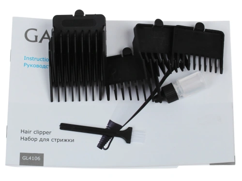 Машинка д/стрижки волос GALAXY GL4106 сетев. 12Вт 6нас. нерж.сталь фото 10
