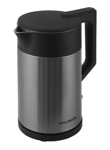 Чайник WILLMARK WEK-2008PS (2,0л 2000Вт дв.стенка, металл) фото 2