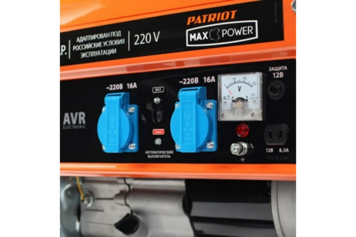 Генератор бенз. PATRIOT Max Power SRGE 3500 (2,5/2,8 кВт, бак 15 л, 4-такт) фото 9