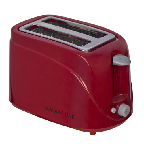 Тостер GALAXY GL2902 800Вт,2тоста, рег.поджарки, поддон д/крошек