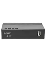 Ресивер цифровой DVB-T2/C HD Сигнал HD-250 пласт, дисплей DOLBY DIGITAL, Wi-Fi