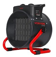 Пушка эл. 3/1,5кВт Verton Air EH 3C/SQ (220В, 330м.куб./ч, термостат, меткерам. круг. корп)
