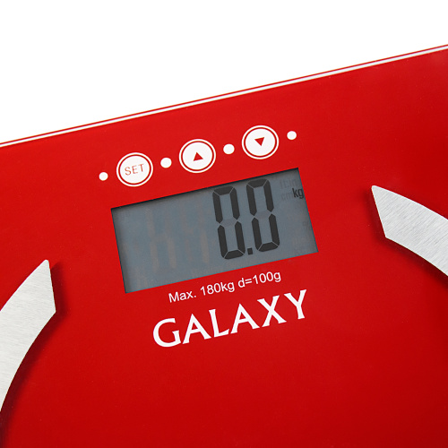 Весы напол. GALAXY GL4851 электрон. стекло, память, 180кг. фото 4