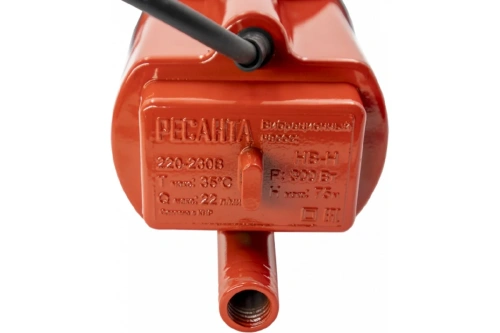 Насос вибрац Ресанта НВ-10H (300Вт, 10м, нижний забор, H-75м, 22л/мин) фото 13