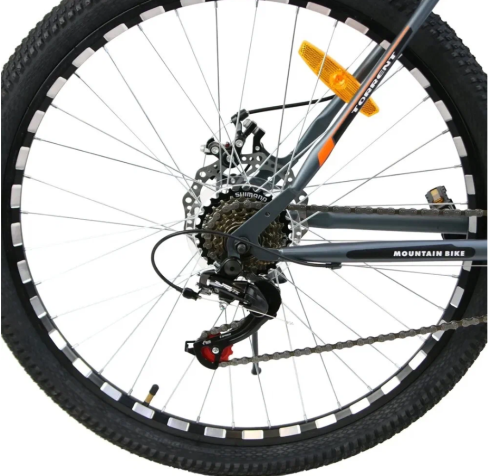 Велосипед 26" Torrent Matrix 21ск внедорожный, сталь матовый серый фото 3