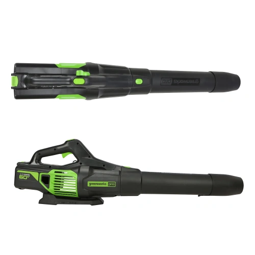 Воздуходув Greenworks GD60AB акк. (60V, 14куб.м./мин,193км/ч. б/щ, 1*4Ач. и ЗУ) фото 5