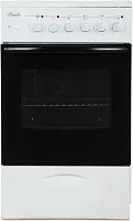 Электроплита Лысьва EF4004MK00 (ЭПС 404 МС) белая, стеклокерамика, гриль, конвекция