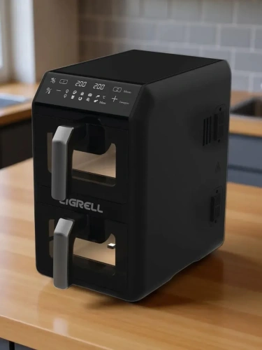 Аэрогриль LIGRELL LAIF-1004TB 2600Вт, 10л (5+5), 8 реж, 2 чаши, верт фото 6 Аэрогриль LIGRELL LAIF-1004TB 2600Вт, 10л (5+5), 8 реж, 2 чаши, верт фото 6