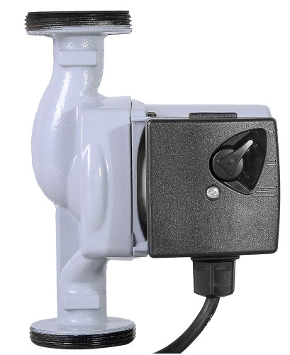 Насос циркуляц Ресанта ЦРН-32/6 (220V 90Вт. H-6м. 50л/мин. 9,87 атм. чугун/алюм, шнур) фото 2