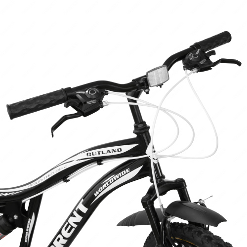 Велосипед 26" Torrent Outland 21ск сталь черно-белый фото 6