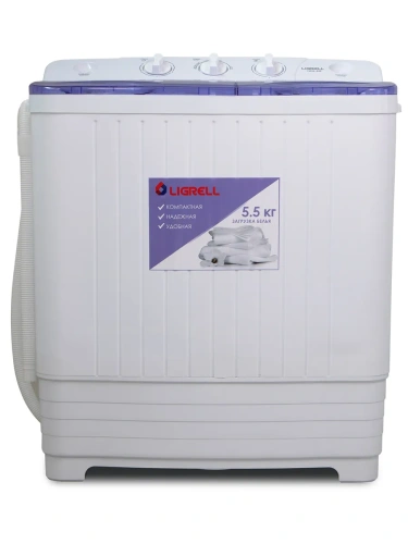 Машина стиральная LIGRELL LWM-55P 5,5кг, пластик крышка