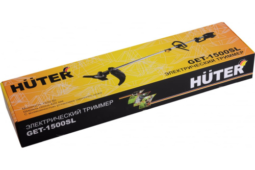 Триммер Huter GET-1500SL (8000об/мин,нейлон.леска+смен.нож D-образ. рукоятка) фото 10