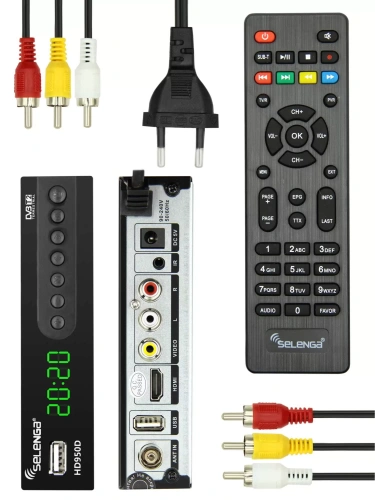 Ресивер цифровой DVB-T2 Selenga HD950D металл, IPTV, YouTube, MEGOGO, Wi-Fi фото 8