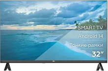 Телевизор 32" BQ 32FS02B Black Smart TV,(Android),Wi-Fi