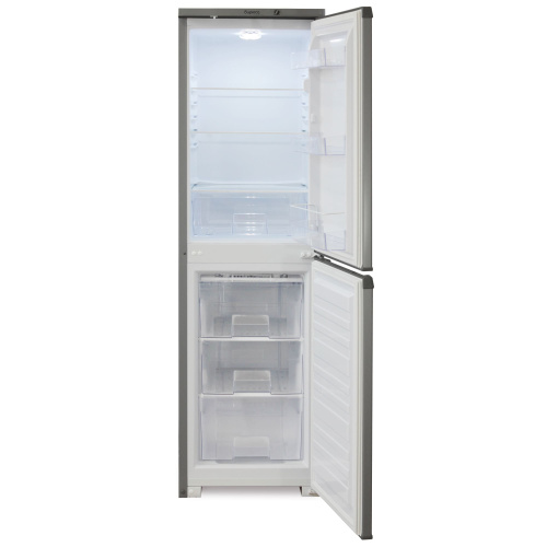 Холодильник БИРЮСА 120М металлик с нижней камерой фото 5
