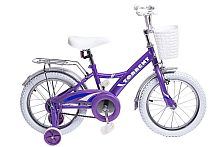 Велосипед 16" Torrent Cristal добав. колеса детский фиолетовый