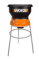 Мульчер садовый WORX WG430E д/листьев и травы (1.6кВт, 220В, D прием. отвер. 32см, 9кг)