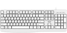 Клавиатура Acer OKW301 проводная, USB, белая