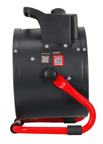 Пушка эл. 3/1,5кВт Verton Air EH 3C/SQ (220В, 330м.куб./ч, термостат, меткерам. круг. корп) фото 5