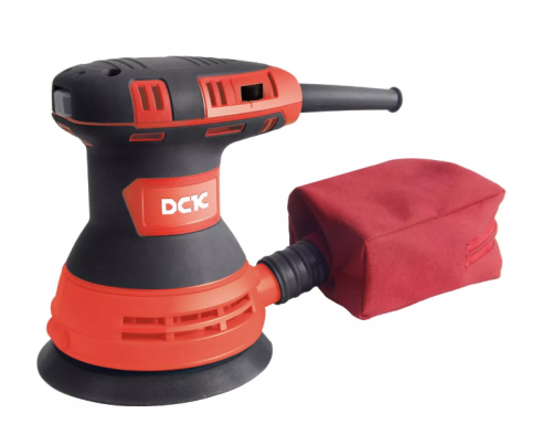 Машина шлифовальная эксцентриковая DCK KSA125 (300Вт,125мм,п/сборник)