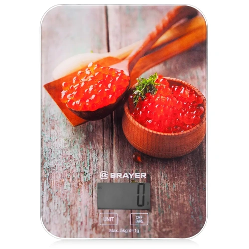 Весы кухон. BRAYER BR1800 электрон. 5кг. стекло фото 7