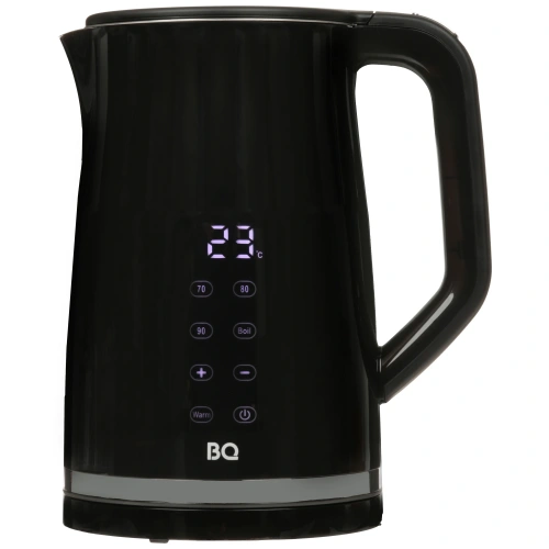Чайник BQ KT1801SW 2200Вт 1,7л сталь/пластик черный, 13 режимов кипячения
