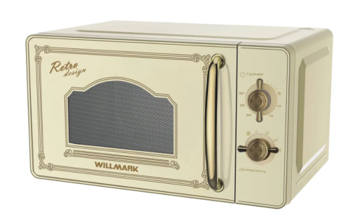 СВЧ печь WILLMARK WMO-207RMC 700Вт 20л мех.упр. ретро бежевая фото 2 СВЧ печь WILLMARK WMO-207RMC 700Вт 20л мех.упр. ретро бежевая фото 2