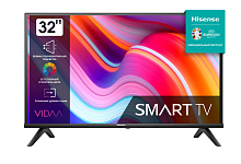 Телевизор 32" Hisense 32A4K Smart (VIDAA) Frameless черный