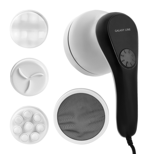 Массажер GALAXY GL4943 18Вт. для тела 1скор, 4нас. Массажер GALAXY GL4943 18Вт. для тела 1скор, 4нас.