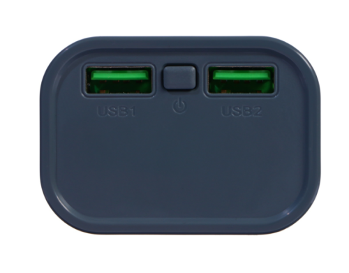 Аккумулятор мобильный (power bank) CRR-28, 10000 мАч, 2USB, 3А, дисплей, быстрая зарядка, серый фото 5