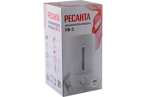 Увлажнитель воздуха РЕСАНТА УВ-3 25Вт. 3л. 40 м², ультразвук фото 2