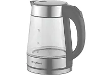 Чайник WILLMARK WEK-1736G 1.7л 2200Вт стекло, черный