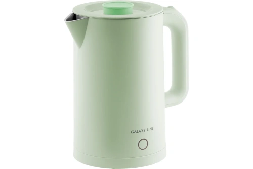 Чайник GALAXY GL0362 (2200Вт, 1,7л, двойная стенка, нерж.сталь/пластик) фисташковый