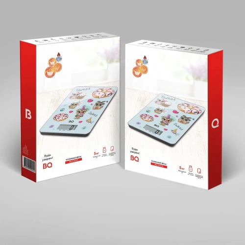 Весы кухон. BQ KS1001 электрон. 5кг. стекло фото 2