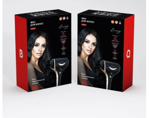 Фен BQ HD1211М 1800Вт 2скор.,3 темп.реж., 1насад. иониз. фото 2 Фен BQ HD1211М 1800Вт 2скор.,3 темп.реж., 1насад. иониз. фото 2
