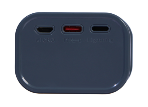 Аккумулятор мобильный (power bank) CRR-28, 10000 мАч, 2USB, 3А, дисплей, быстрая зарядка, серый фото 6