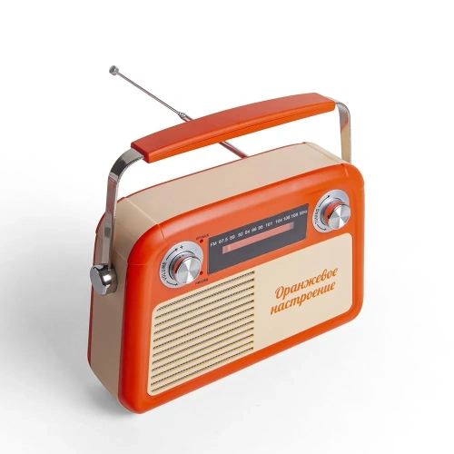 Радиоприемник БЗРП РП-341 Fresh УКВ 87,5-108МГц DC5B,акб,BT/USB/AUX оранжевый фото 4