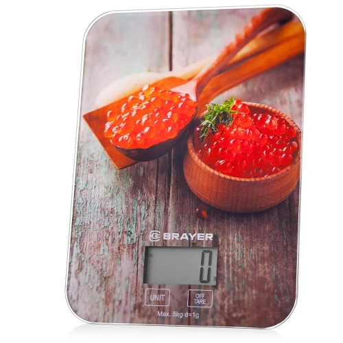 Весы кухон. BRAYER BR1800 электрон. 5кг. стекло фото 5