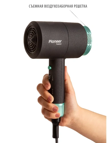 Фен Pioneer HD-1802 1400Вт, 2ск, 3реж,концентратор фото 9 Фен Pioneer HD-1802 1400Вт, 2ск, 3реж,концентратор фото 9