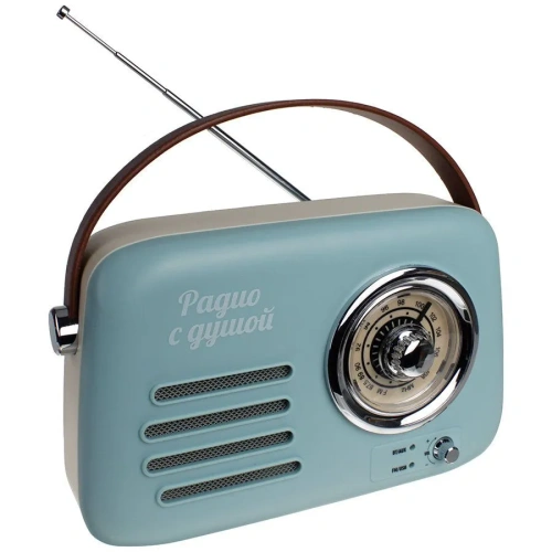 Радиоприемник БЗРП РП-338 Fresh УКВ 87,5-108МГц DC5B,акб,BT/USB/AUX голубой